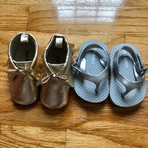 Old Navy Infant Shoes 3-6M 2 Pair